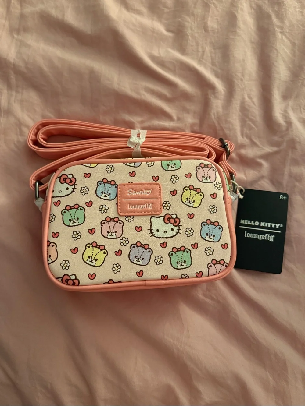 Loungefly Sanrio Hello Kitty & Tiny Chum Crossbody Bag